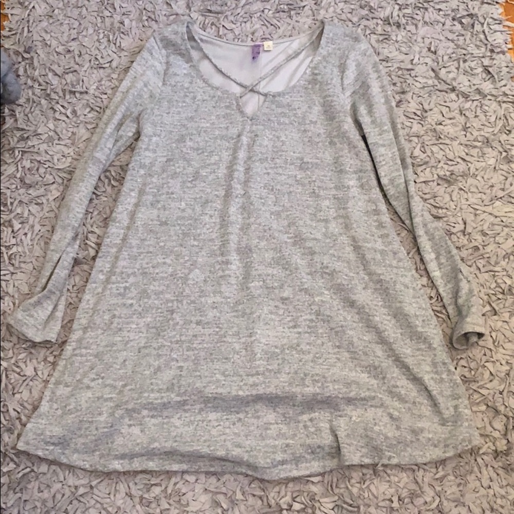 Long sleeve sweater dress